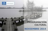 Programación cultural noviembre 2014 (Barajas)
