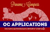 PANAMA CONGRESS - OC APPLICATION