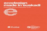 Ecodesign made in euskadi. Produktuaren ingurumen-berrikuntzaren 15 urte