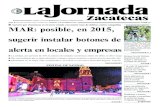 La Jornada Zacatecas, domingo 14 de diciembre del 2014