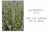 Calendario 2015 Con las Zarpas en la Masa