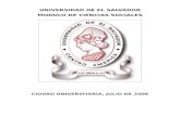 Módulo de Ciencias Sociales de la Universidad de El Salvador