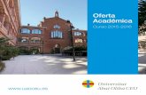 Oferta Académica 2015-2016