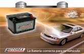 Catálogo de aplicaciones Baterías Motorex