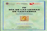 IV Día de las Letras de Cantabria