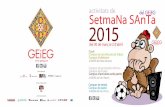 Activitats de Setmana Santa 2015 del GEiEG