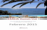 ERALIA Homes List (Revista Febrero 2015)