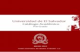 Catálogo Académico de la Universidad de El Salvador