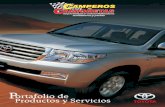 TOYOTA DE COLOMBIA Portafolio de productos y servicios de camperos & camionetas