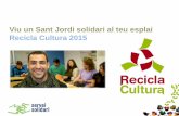 Recicla Cultura als centres de lleure