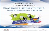 Una familia libre de violencia: Promoviendo una cultura de paz