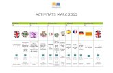 Activitats març '15 Poblenou