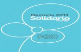 Memoria Banco Solidario 2013