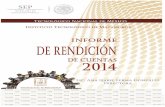 Informe de Rendición de Cuentas 2014