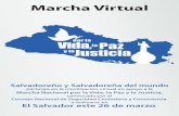 Brochure Marcha virtual por la vida, la paz y la justicia,