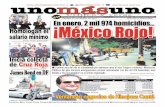 20 Marzo 2015, En enero, 2 mil 974 homicidios... ¡México rojo!