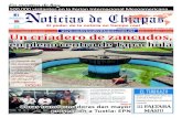 Periódico Noticias de Chiapas, Edición virtual; 25 MARZO DE 2015