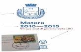 Matera - 2010 - 2015