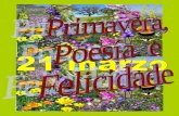 Primavera, poesía e felicidade