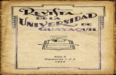 Revista Científica Universidad de Guayaquil del año 1933