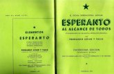Esperanto Al Alcance de Todos