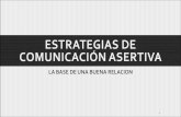Estrategias de Comunicación Asertiva