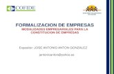 Formalización de Empresas - Jose Anton