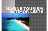 Marine Tourism in Timor Leste
