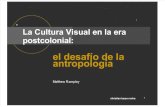 La Cultura Visual en La Era Postcolonial