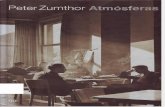 Recomendación Atmósferas Peter Zumthor