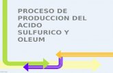 Produccion de Ac. Sulfurico y Olum