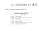 Las Elecciones de 1880