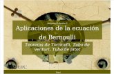 Aplicaciones de Bernoulli
