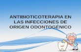 Antibioticoterapia en Las Infecciones Odontogenicas