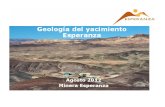 3. Geología Mina Esperanza