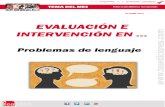 Evaluación e intervención en Problemas de lenguaje