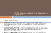 Clase 5 - Responsabilidad Social y Ética