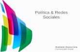 POLITICA Y REDES SOCIALES