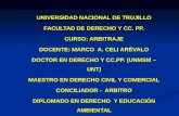 Diapositivas Curso Arbitraje -Fac. Derecho Unt 2014 i