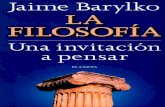 Jaime Barylko - La Filosofía. Una Invitación a Pensar