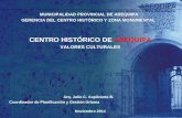 Valores Culturales Del Centro Histórico de Arequipa