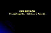 Depresión definición y clasificación
