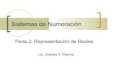 Matematica ..Sistemas de Numeracion Reales