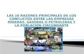 CONFLICTOS 10 RAZONES DEL DESCONTENTO PUEBLOS ORIGINARIOS,  MINAS Y GASERAS.pptx