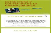 Introducción Al Estudio Del Derecho Unidad Cuatro Estructura y Contenido de La Norma Jurídica Mle