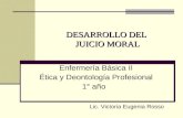 Desarrollo Del Juicio Moral Enfrmeria Basica II
