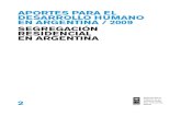PNUD SegregaAportes para el desarrollo humano en Argentina / 2009