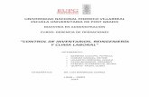 Inventarios - Reingenieria y Clima Laboral - Monografia