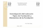 1.-Investigación Del Subsuelo Tipos Elementos Unv Los Andes
