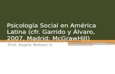 Psicología Social en América Latina